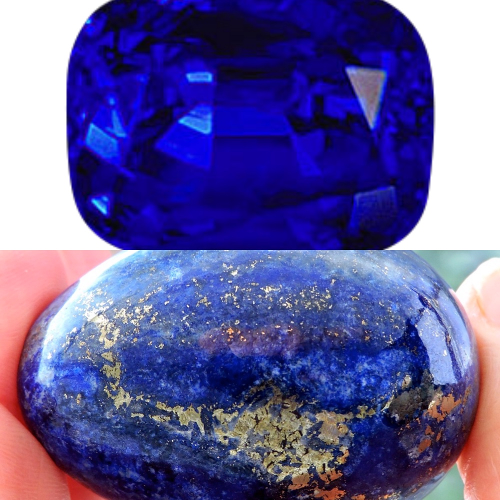 Sapphire & Lapis Lazuli - September Birthstones